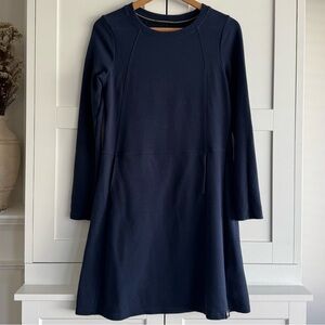 Smartwool Everyday Exploration Merino Crew Neck Dress Navy Blue Size Small